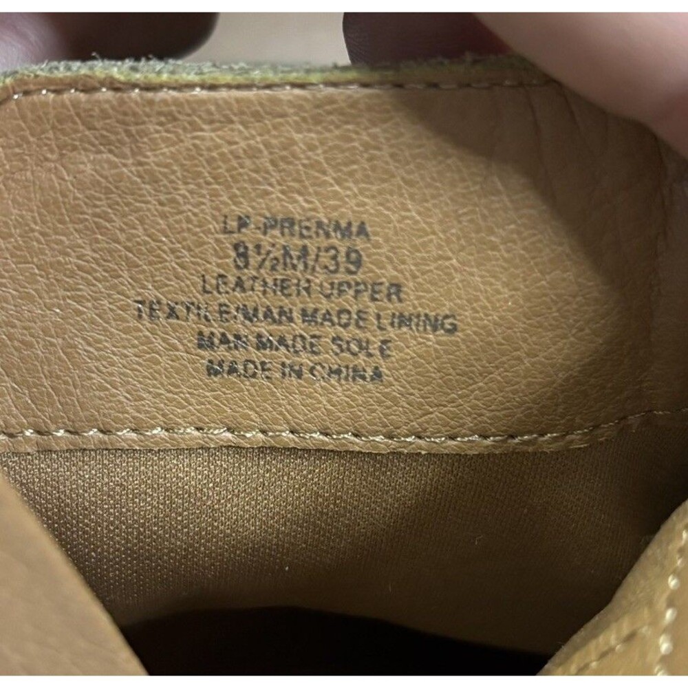 Lucky Brand Prenma Suede Heeled Ankle Booties Beich Women's Sz 8.5/39 LKNW - Picture 14 of 14